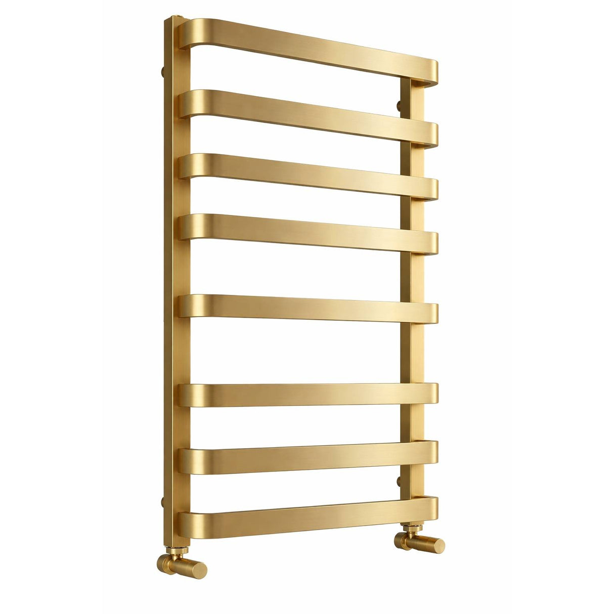 Hastings Brushed Brass Heated Towel Rail 800x500mm