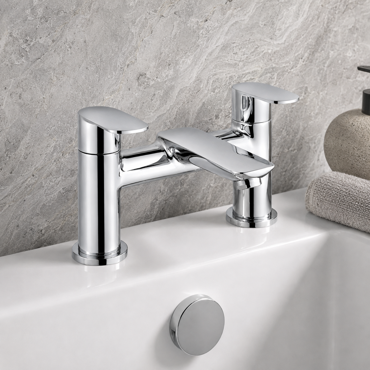 Troy Chrome Bath Filler Tap