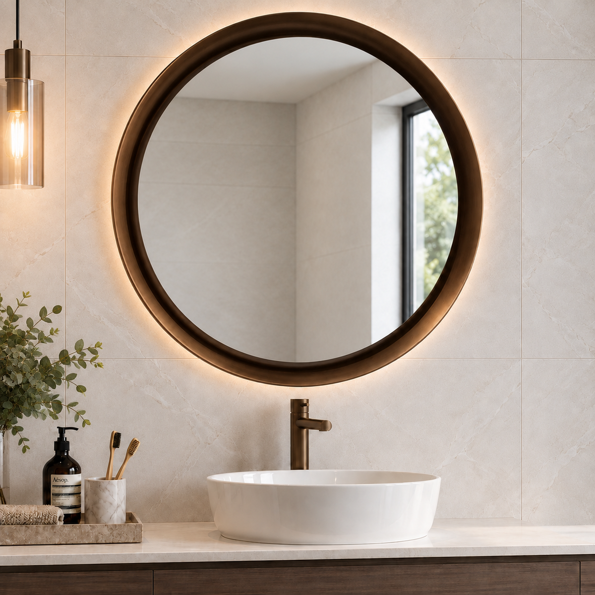 Bea Backlit Illuminated LED Mirror 700x500mm