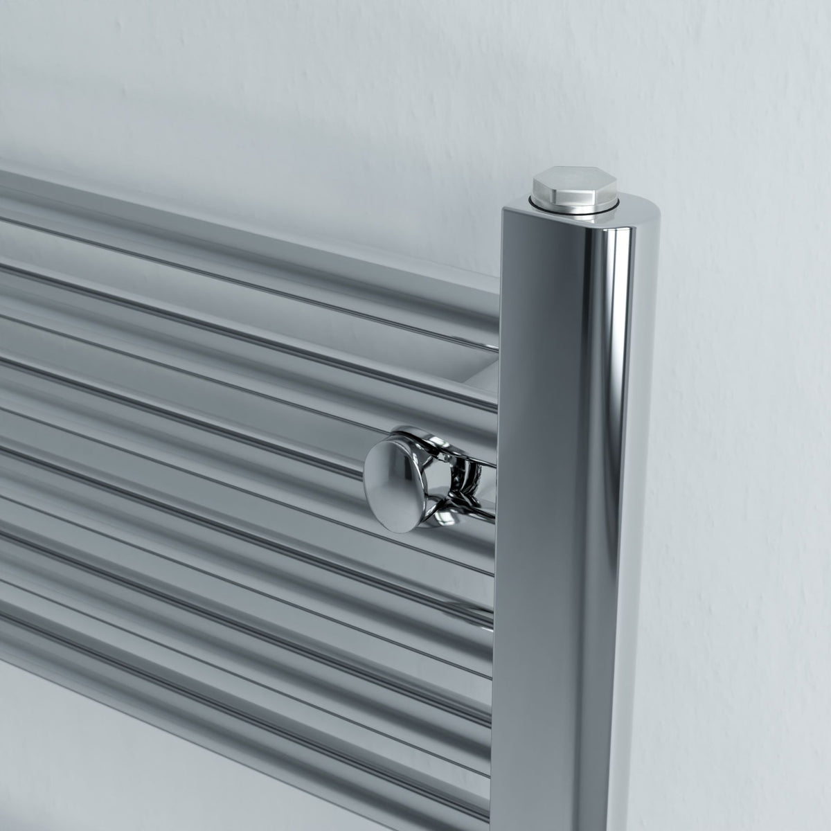 Luna Electric Chrome Heated Towel Rail 1200x600mm