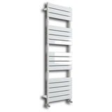 Queenstown White Designer Flat Panel Heated Towel Rail 1600x600mm