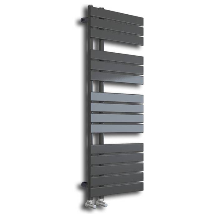 Wellington Anthracite Designer Flat Panel Heated Towel Rail 1292x500mm