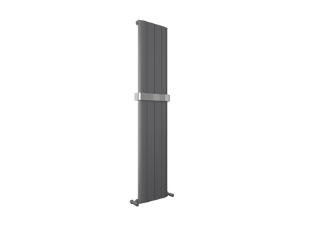 Taupo Anthracite Double Flat Panel Vertical Radiator 1800x375mm