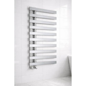 Milton Chrome Designer Flat Panel Heated Towel Rail 1564x500mm