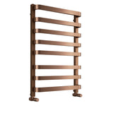 Hastings Brushed Bronze Heated Towel Rail 800x500mm