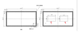 Noah Illuminated LED Mirror 600x1200mm
