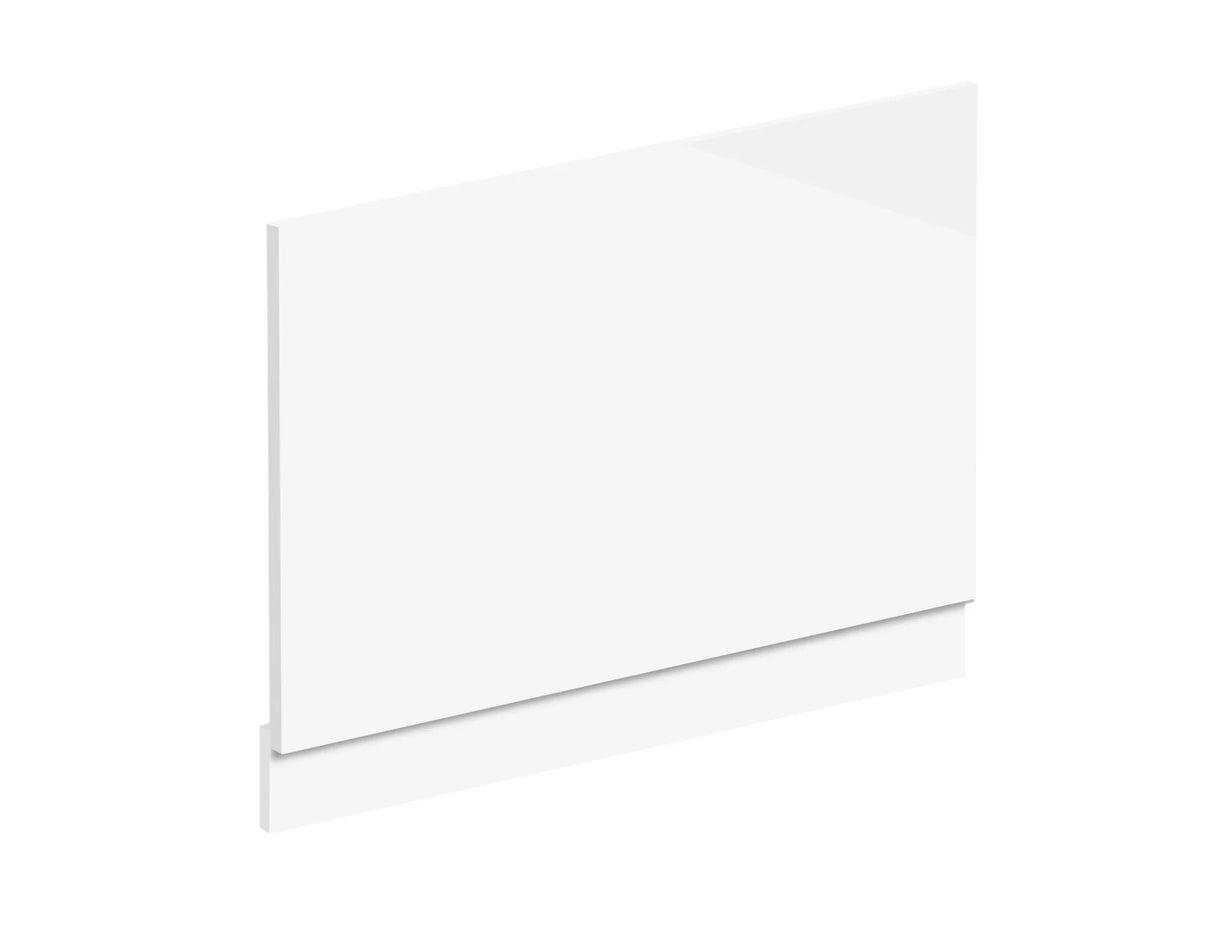 White rectangular object on a white background