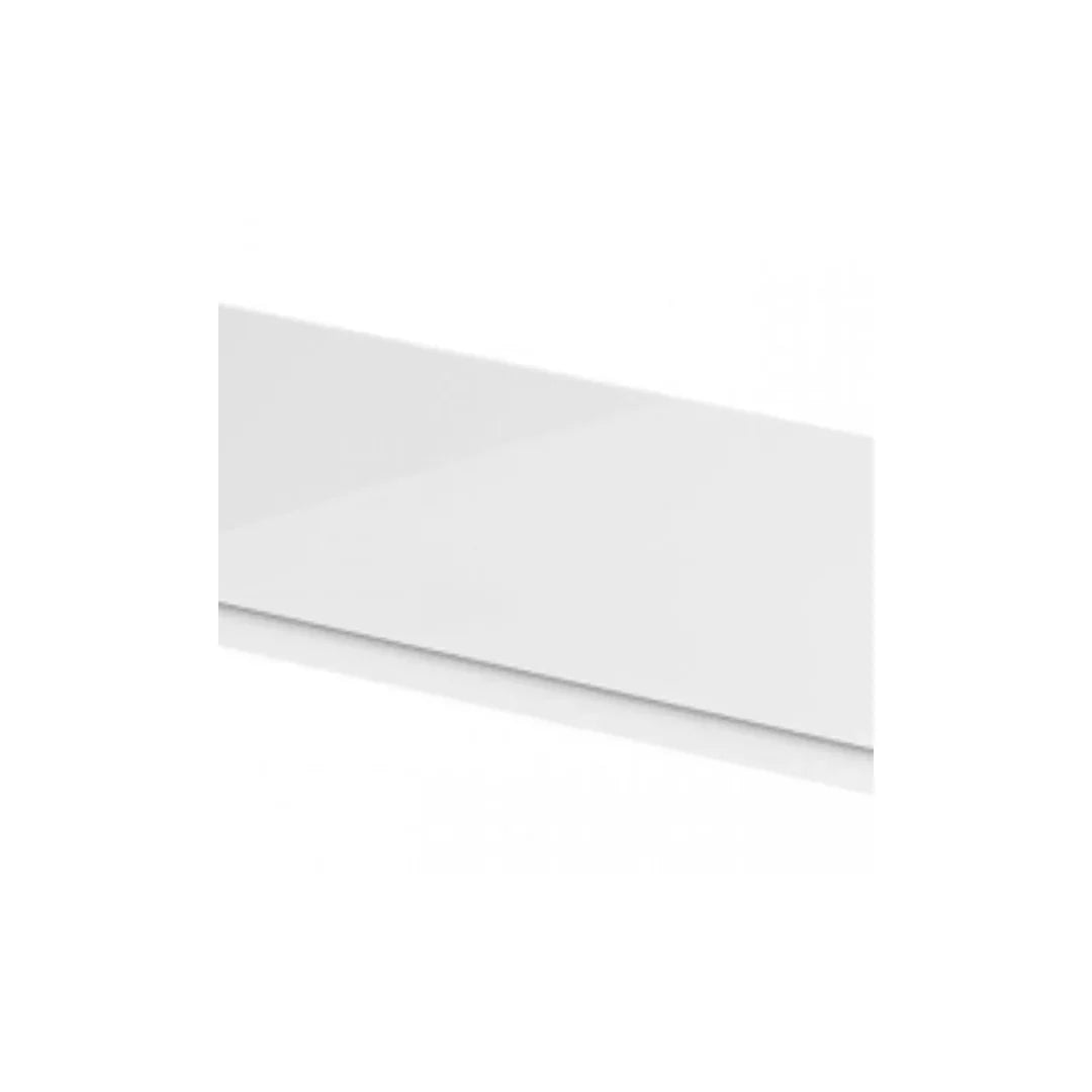 White rectangular object on a white background
