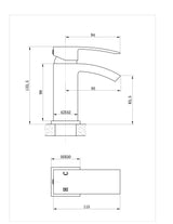 Neptune Chrome Modern Basin Mixer Tap