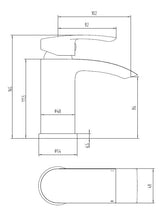 Camden Chrome Basin Mixer Tap