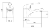 Essentials Chrome Basin Mixer Tap