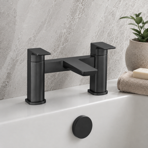 Aurora Gunmetal Grey Bath Filler Tap