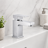 Raglan Chrome Modern Square Basin Mixer Tap