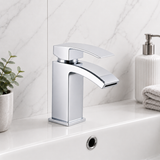 Neptune Chrome Modern Basin Mixer Tap