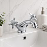 Tenby Chrome Traditional Basin Mixer Tap