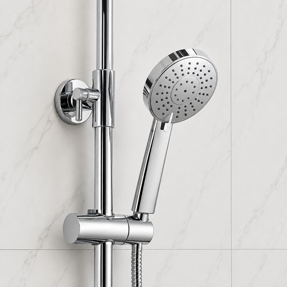 Nova Premium Chrome Round Thermostatic Shower Set