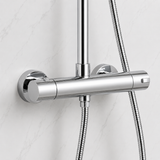 Nova Premium Chrome Round Thermostatic Shower Set