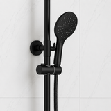 Nova Premium Black Round Thermostatic Shower Set