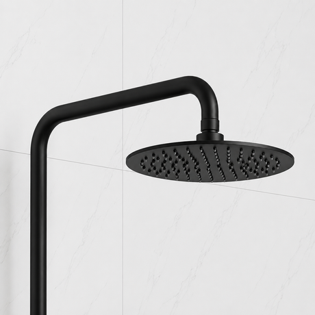 Nova Premium Black Round Thermostatic Shower Set