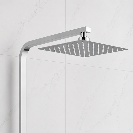 Nova Premium Chrome Square Thermostatic Shower Set