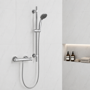 Nova Premium Chrome Round Thermostatic Bar Shower Set