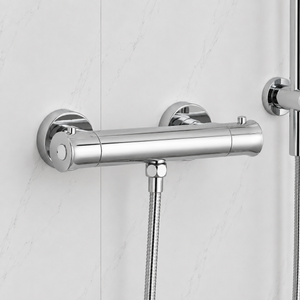 Nova Premium Chrome Round Thermostatic Bar Shower Set