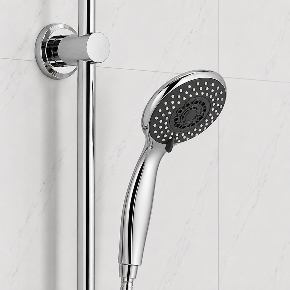 Nova Premium Chrome Thermostatic Bath Shower Mixer Riser Kit