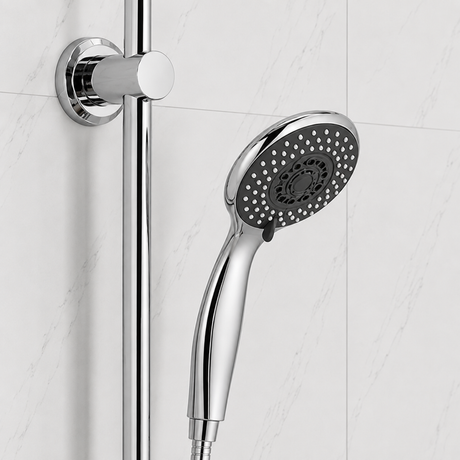 Nova Premium Chrome Thermostatic Bath Shower Mixer Riser Kit