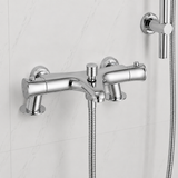 Nova Premium Chrome Thermostatic Bath Shower Mixer Riser Kit