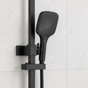 Nova Premium Black Square Thermostatic Shower Set