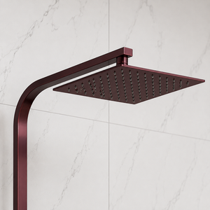 Nova Premium Brushed Bronze Square Thermostatic Shower Set