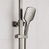 Nova Premium Gunmetal Grey Square Thermostatic Shower Set