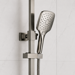 Nova Premium Gunmetal Grey Square Thermostatic Shower Set