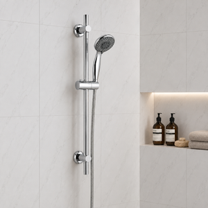 Retro Chrome 3 Mode Shower Riser Kit