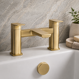 Aurora Brushed Brass Bath Filler Tap