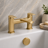 Noa Brushed Brass Bath Filler Tap
