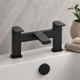 Noa Matt Black Bath Filler Tap