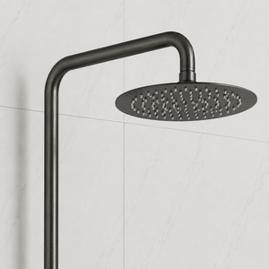 Nova Premium Gunmetal Grey Round Thermostatic Shower Set