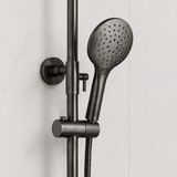 Nova Premium Gunmetal Grey Round Thermostatic Shower Set