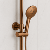 Nova Premium Brushed Bronze Round Thermostatic Shower Set