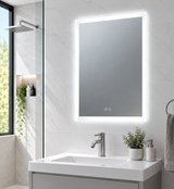 Alfie Illuminated LED Mirror With BLUETOOH Speaker 800x600mm