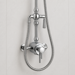 Foley Chrome Traditional Thermostatic Shower Set