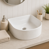 Flauto D-Shape Counter Top Basin 355mm