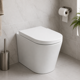 Ferrara Rimless Back To Wall Toilet With Soft Close Seat