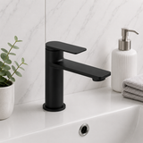 Hazel Black Basin Mixer Tap