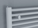 Primo White Straight Heated Towel Rail 1140x600mm