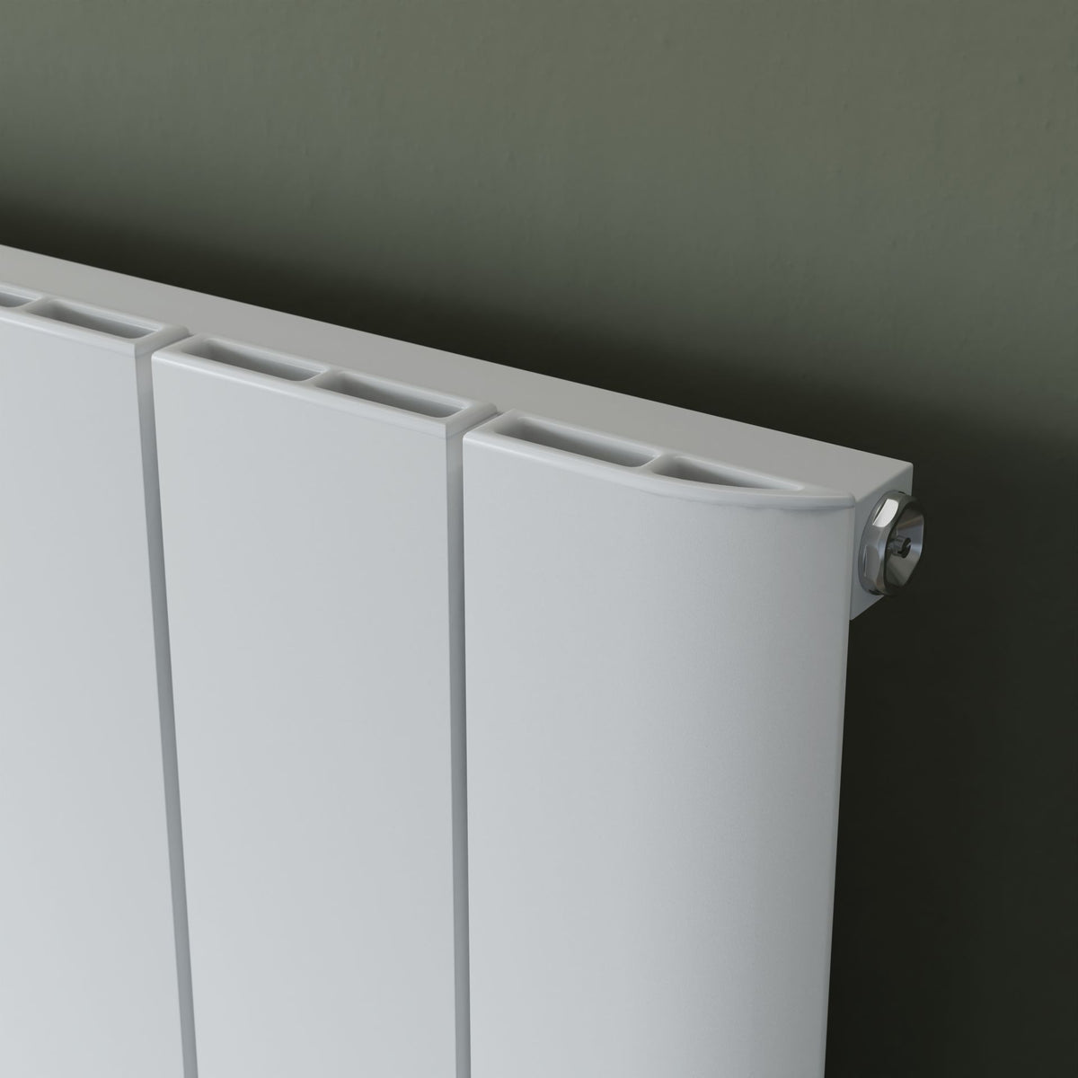 Eris White Vertical Radiator 1800x470mm