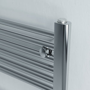 Luna Electric Chrome Heated Towel Rail 1200x600mm
