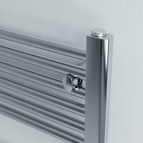 Luna Electric Chrome Heated Towel Rail 1200x600mm