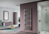 Chromo Curved Heated Towel Rail 1636x600mm